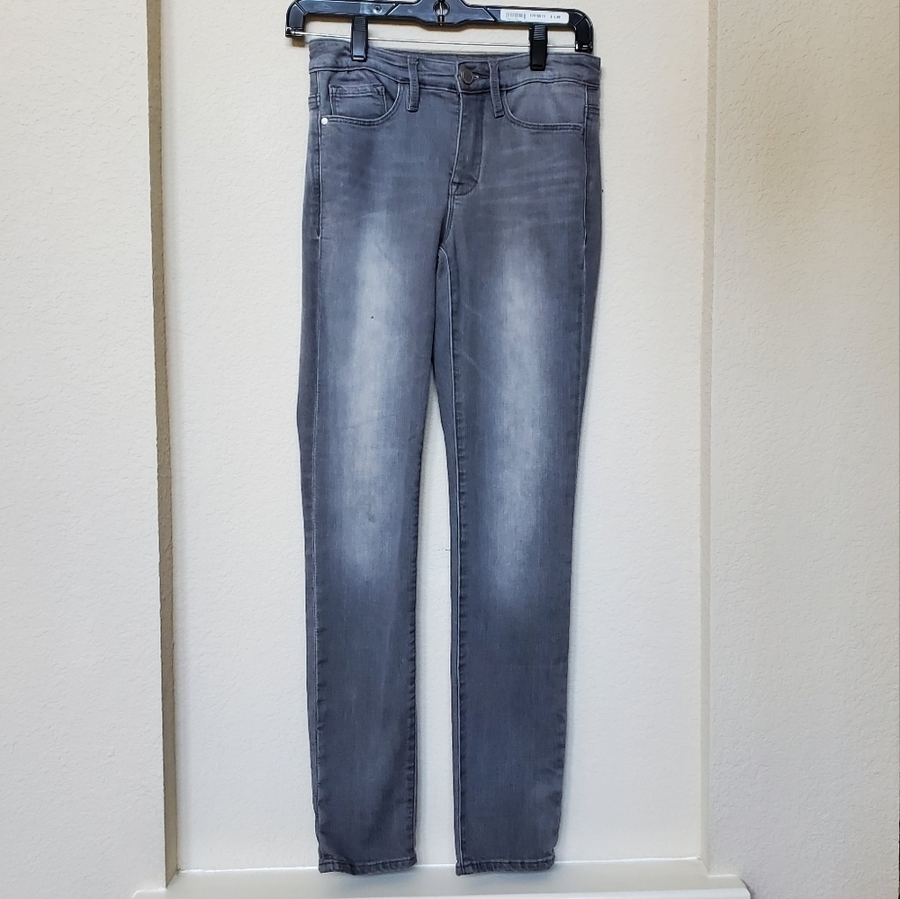 Athleta Sculptek Skinny Grey Wash Jean Size 2 Stretch Denim Mid Rise